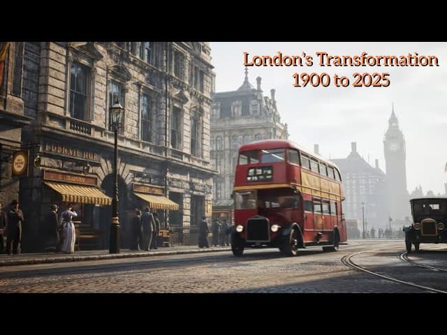 Classic black London taxi cab on a historic London street with Big Ben visible in the distance