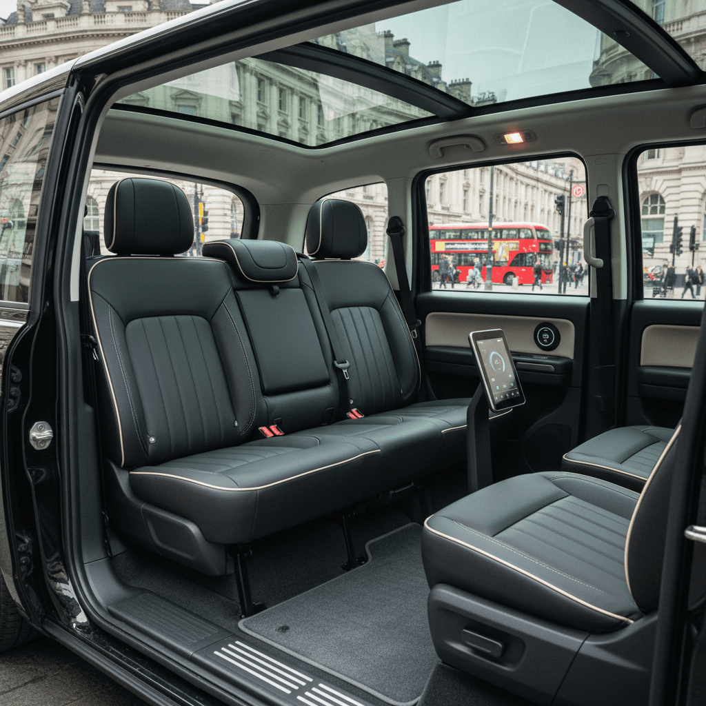 Peaceful quiet cab interior